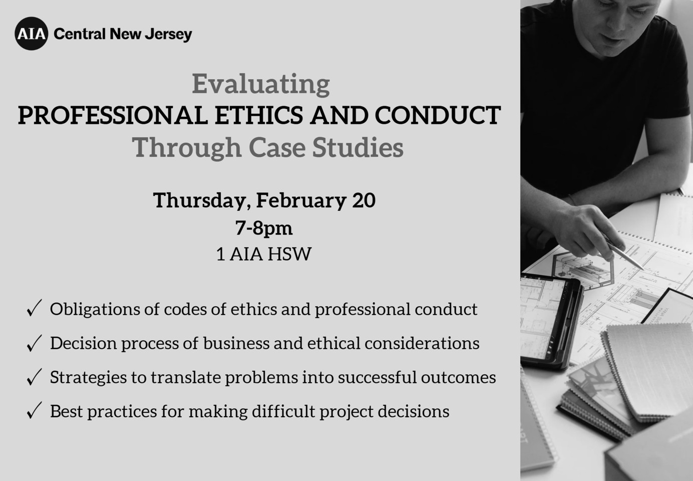 Evaluating Professional Ethics and Conduct through Case Studies