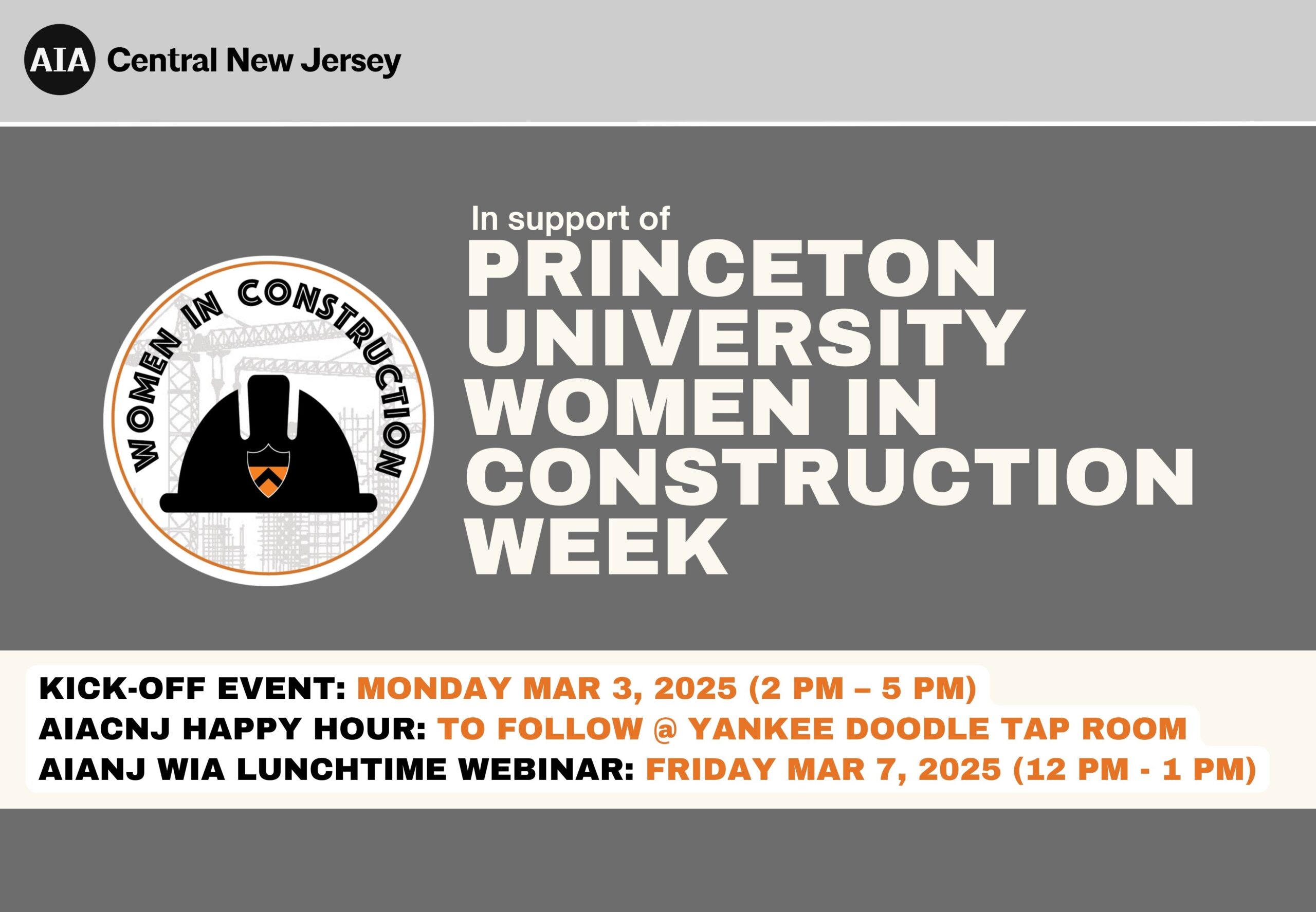 Women in Construction Week at Princeton University